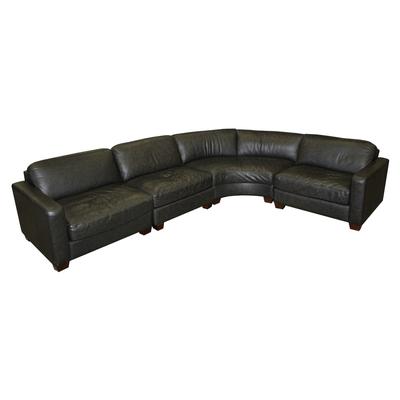 4 Piece Leather Sectional