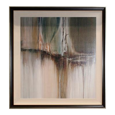 Framed Abstract Earth Tones