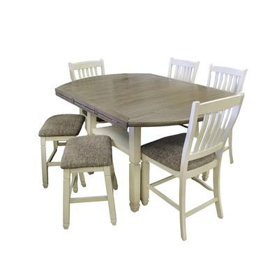 7 Piece Counter Height Bolanburg Dining Set 