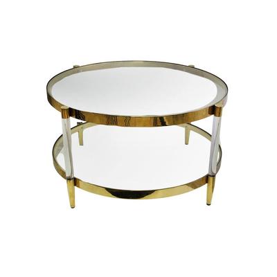 Two-Tier Glass Coffee Table 