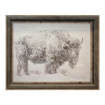 Uttermost Buffalo in The Storm Framed Print