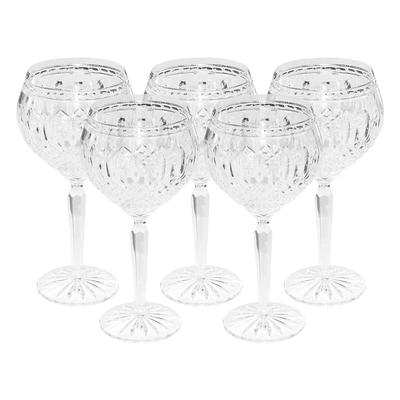 Set of 5 Waterford Clarendon Balloon Goblet