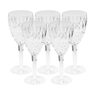 Set of 5 Waterford Castlemaine Goblets