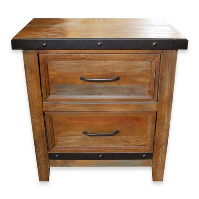 Omexey Furniture 2 Drawer Nightstand