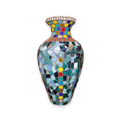 Large Mosaic Tile Vase 