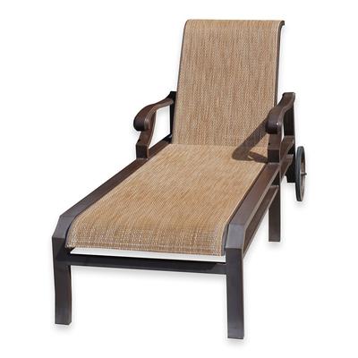 Mallin Brown Outdoor Chaise Lounge