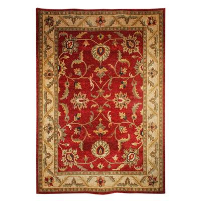 Red and Gold Traditional Rug