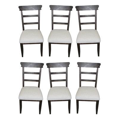 Ashley Set of 6 Ladderback Chairs