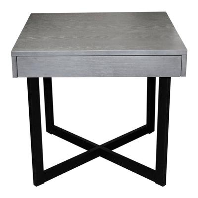 Contemporary End Table With Drawer