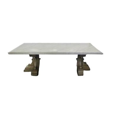 Restoration Hardware Marble Top Dining Table 