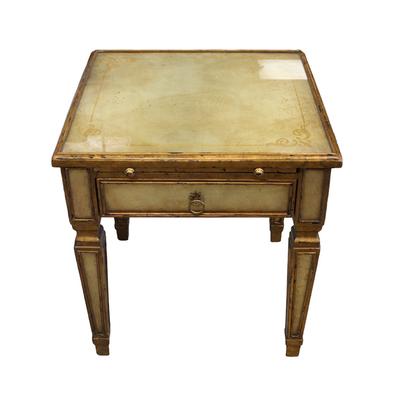 Pullout Gold End Table