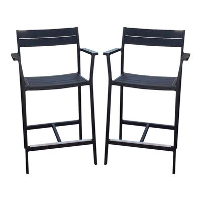 Pair of Design within Reach Case EOS Bar Stools