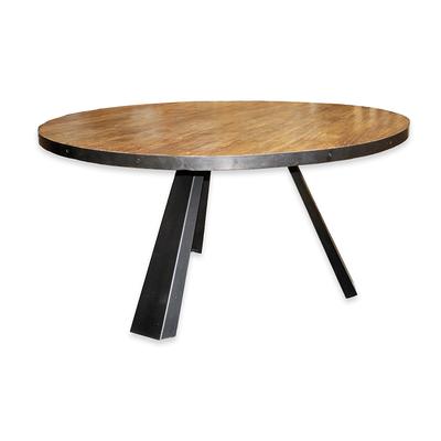 Arhaus Round Reclaimed Wood Dining Table 