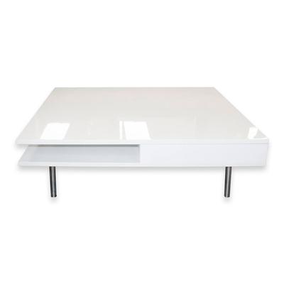 White Lacquered Square Table
