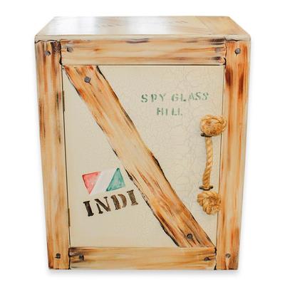 Custom Indi Shipping Crate Cabinet